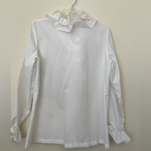 80’s Vintage Ruffle Blouse - Picture 5 of 6